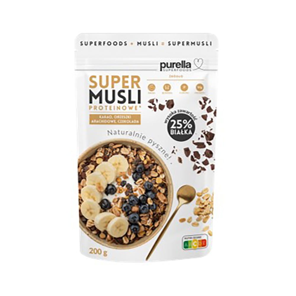 Super Müsli Protein 200 g - PURELLA SUPERFOODS - Biolaboratorium