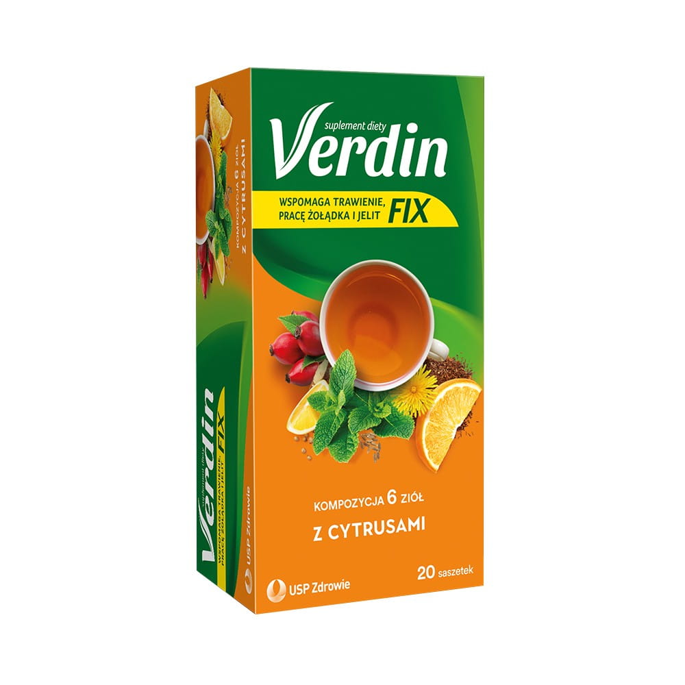 Kräuter mit Zitrus 20 Beutel - VERDIN FIX - Biolaboratorium