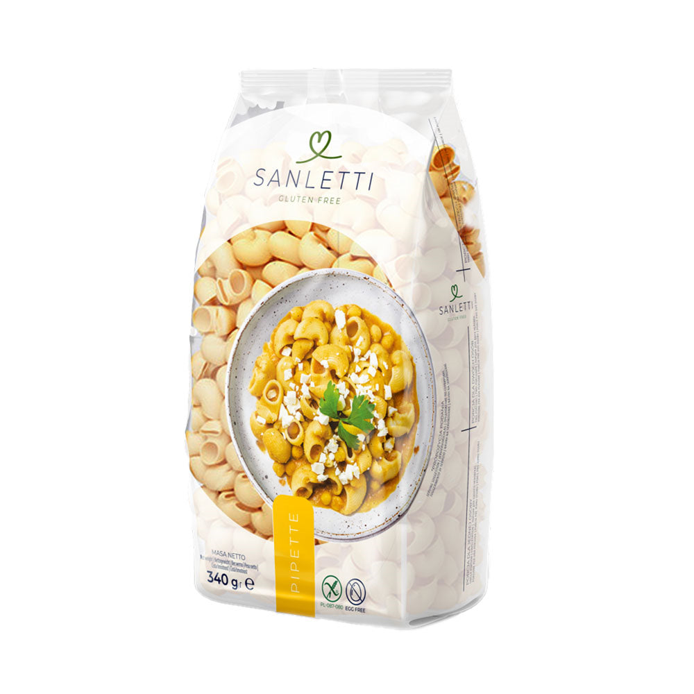 Glutenfreie Pipettennudeln 340 g - SANLETTI - Biolaboratorium