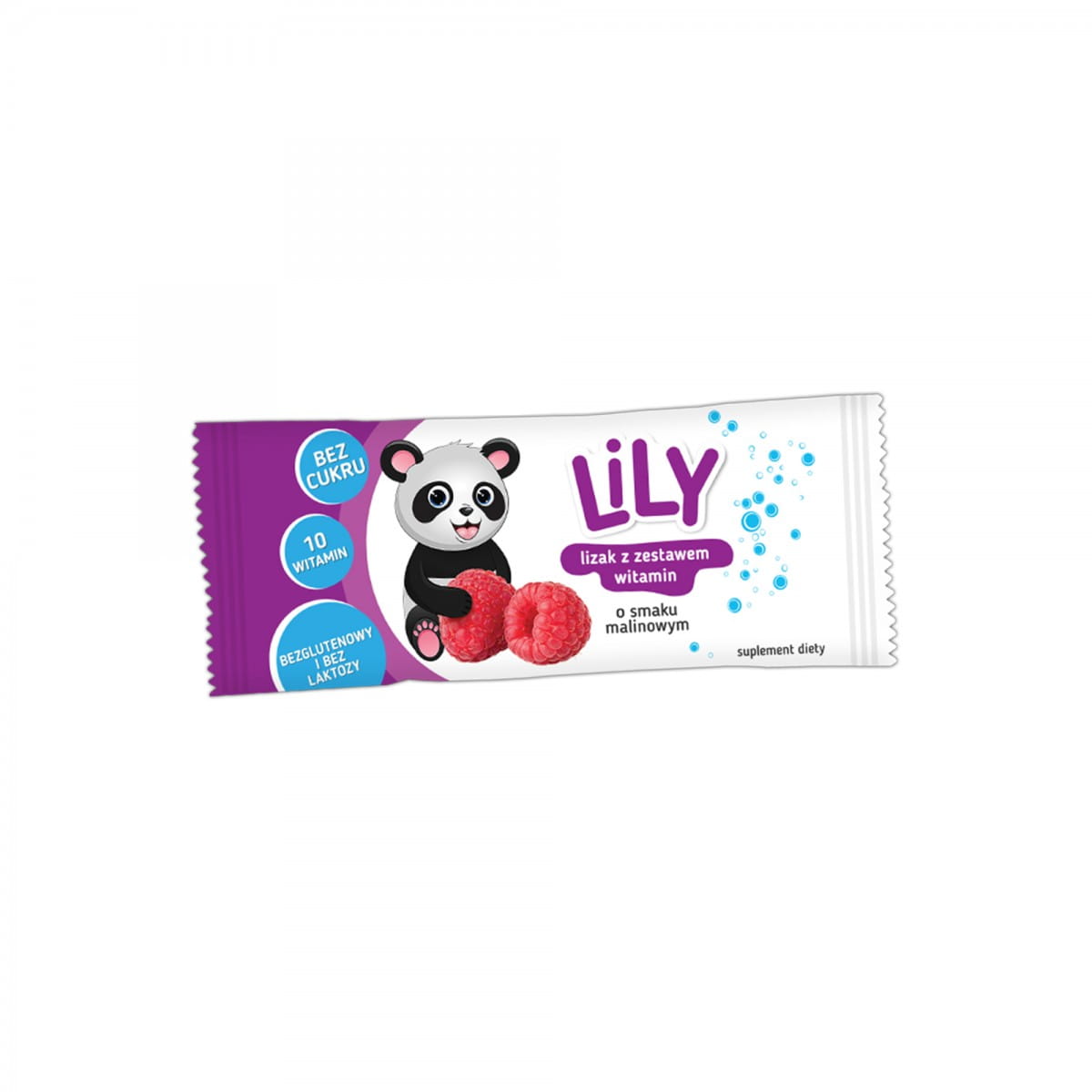Vitamin-Lutscher, Himbeergeschmack 8 g - LILY CANDY - Biolaboratorium