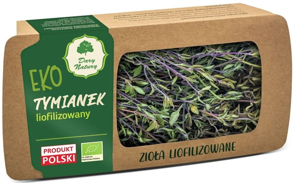Glutenfreier gefriergetrockneter Thymian BIO 10 g - GESCHENKE DER NATUR - Biolaboratorium
