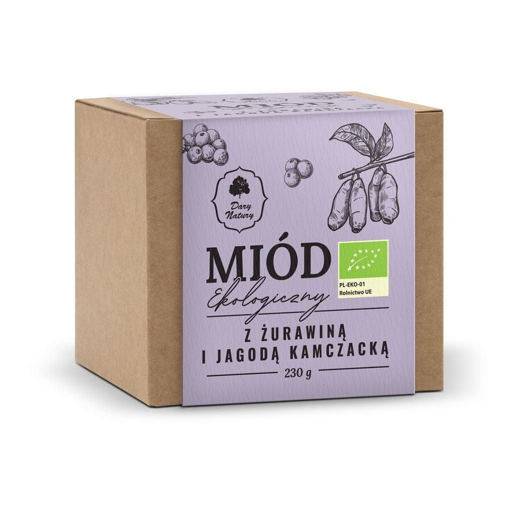 Blütennektarhonig mit Beeren und Preiselbeeren BIO 230 g - Geschenke der Natur - Biolaboratorium