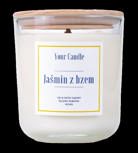Kerze aus Sojajasmin und Flieder 210 ml - IHRE KERZE - Biolaboratorium