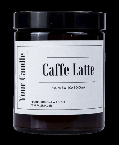 Caffe Latte Soy Candle 180 ml - YOUR CANDLE