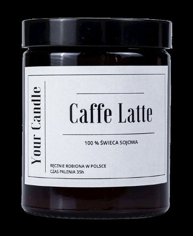 Caffe Latte Soy Candle 180 ml - YOUR CANDLE