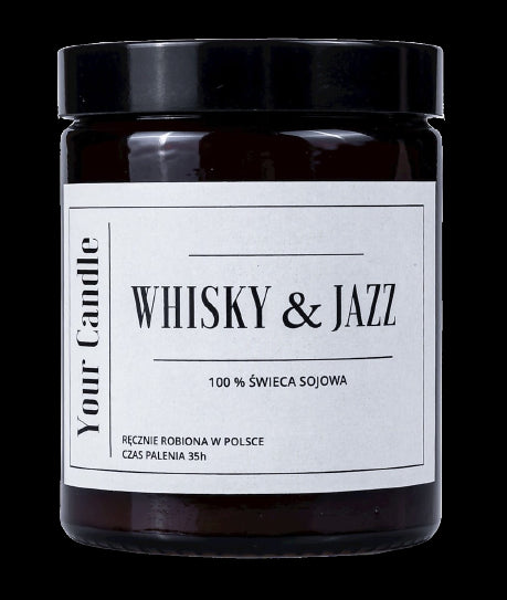 Whisky & Jazz Sojakerze 180 ml - YOUR CANDLE - Biolaboratorium
