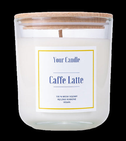 Caffe Latte Soy Candle 210 ml - YOUR CANDLE
