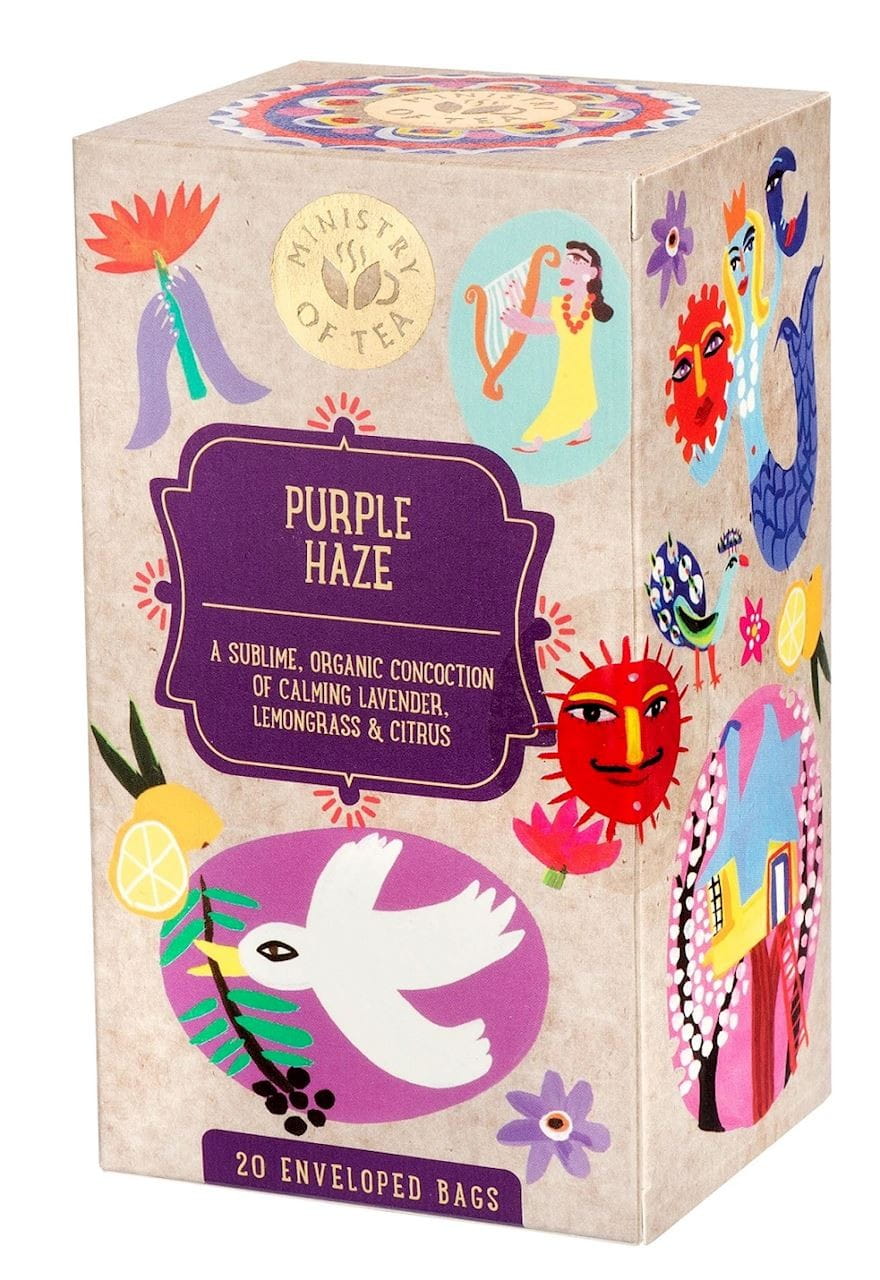 PURPLE HAZE TEA MIT ZITRONENGRAS BIO (20 x 1,5 g) 30 g - MINISTRY OF TEA - Biolaboratorium