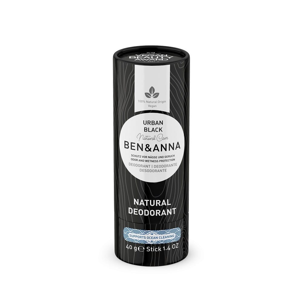 DEODORANT STICK AUF BASIS VON URBAN BLACK ECO Soda 40 g - BEN & ANNA - Biolaboratorium