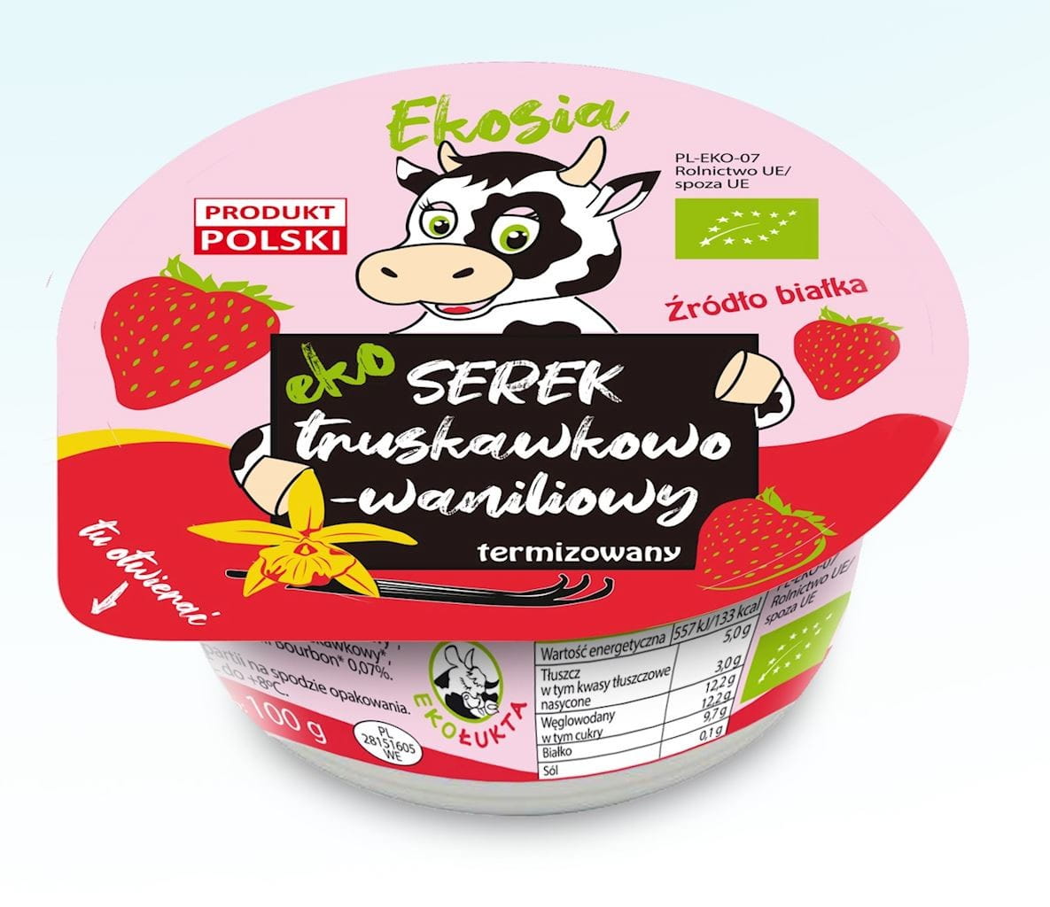 ERDBEER-VANILLE-KÄSE BIO 120 g - ECO LUKTA - Biolaboratorium