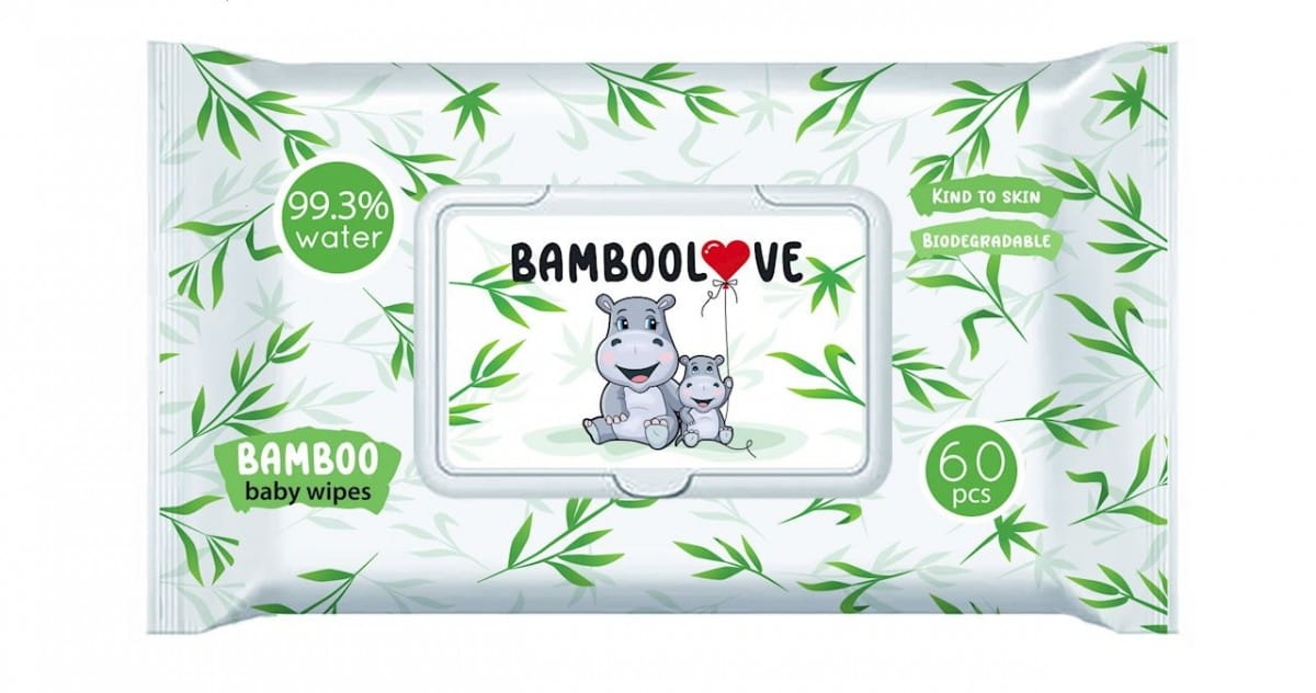 FEUCHTIGKEITSSPENDENDE BAMBUSTÜCHER 60 Stück - BAMBOOLOVE - Biolaboratorium