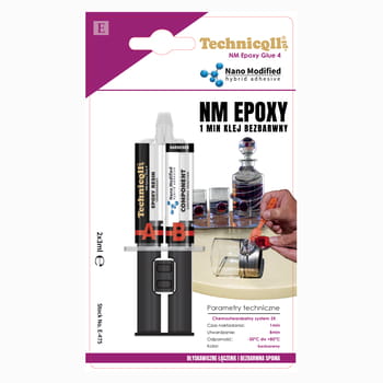 Epoxidkleber 1 Minute farblos Technicqll 2x3ml