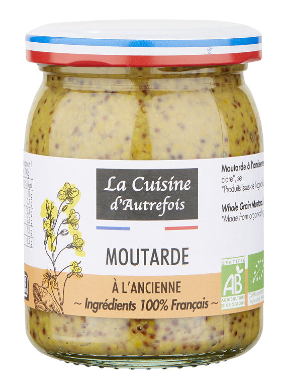 ALTER FRANZÖSISCHER SENF L'ANCIENNE BIO 210 g - LA CUISINE D AUTREFOIS - Biolaboratorium
