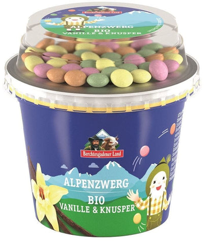 YAOURT À LA VANILLE AVEC GOUTTES DE CHOCOLAT BIO 137 g - BERCHTESGADENER LAND