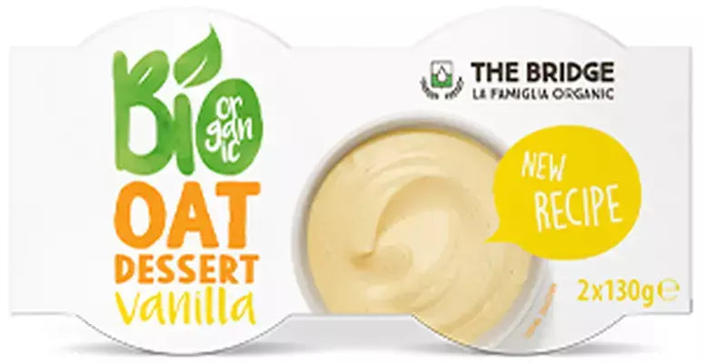 Haferdessert - Vanille 2x130g EKO THE BRIDGE - Biolaboratorium