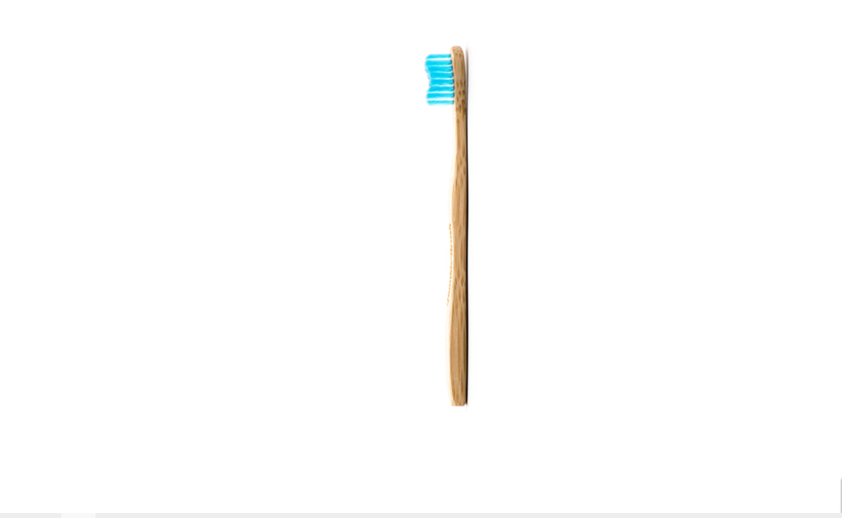 Soft blue HUMBLE baby bamboo brush