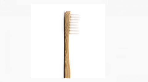 Soft bamboo baby brush white HUMBLE
