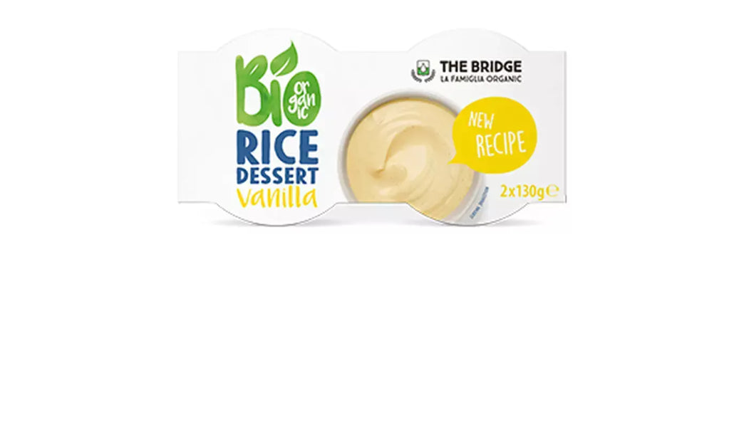 Dessert mit Reis und Vanille, glutenfrei 2x130g EKO THE BRIDGE - Biolaboratorium