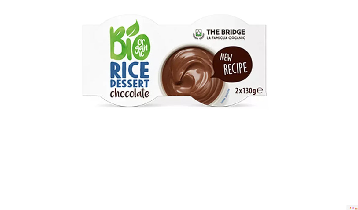 Dessert mit Reis und Schokolade, glutenfrei 2x130g EKO THE BRIDGE - Biolaboratorium