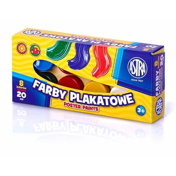 Astra Posterfarben 8 Farben 20ml