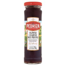 LA PEDRIZA SCHWARZE OLIVEN OHNE KERN 150 G 12 STÜCK