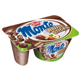 MONTE DESSERT SCHOKOLADEN UND WAFFELSTICKS 130 G