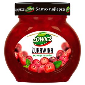 ŁOWICZ CRANBERRY FÜR FLEISCH UND KÄSE 230 G