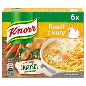 KNORR HÜHNERBRÜHE 60 G (6 X 10 G)