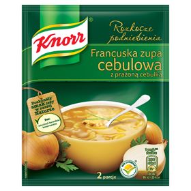 KNORR PALATE DELIGHTS FRANZÖSISCHE ZWIEBELSUPPE MIT GERÖSTETEN ZWIEBELN 31 G