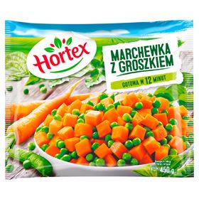 HORTEX-KAROTTEN MIT ERBSEN 450 G