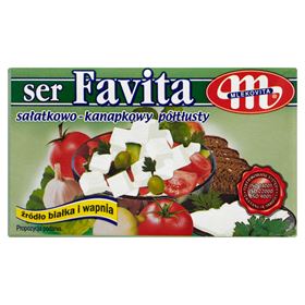 MLEKOVITA FAVITA HALBFETTER SALAT UND SANDWICHKÄSE 16 % 270 G