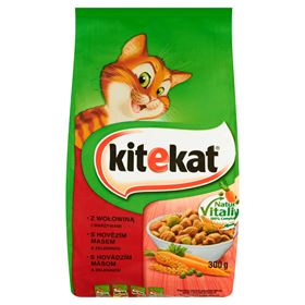 KITEKAT MIT RINDFLEISCH UND GEMÜSE ALLEINFÜHRUNG 300 G 14 STÜCK