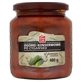 FINE LIFE Zigeuner eingelegte Gurken 480G 6 Stück