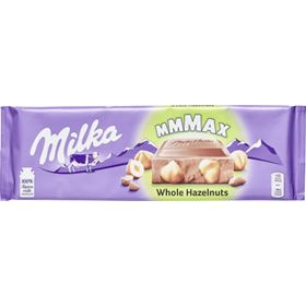 MILKA SCHOKOLADE GANZE NÜSSE 250 G 12 STK