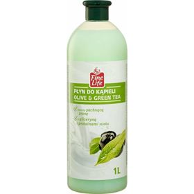 FINE LIFE BADEFLÜSSIGKEIT OLIVE & GRÜNER TEE 1 L