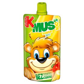 KUBUŚ MOUSSE 100 % FRUCHT BANANE APFEL 100 G 12 STÜCK