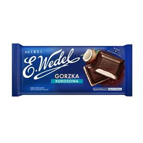 E.WEDEL BITTER KOKOSNUSSSCHOKOLADE 100 G 20 STK