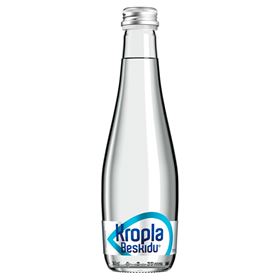 EIN TROPFEN NATÜRLICHES, NIEDRIG MINERALISIERTES, STILLES MINERALWASSER VON BESKID 330 ML 24 STÜCK