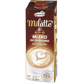 MLEKPOL MILATTE SCHÄUMMILCH 3,2 % 1 L 12 STK