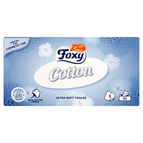 FOXY COTTON ULTRA WEICHE 3-LAGIGE TÜCHER 90 STÜCK