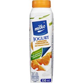 MILKO TRINKJOGURT ROT ORANGE 330 ML 6 STK