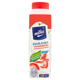 MILKO ERDBEER-BUTTERMILCH 330 ML 6 STK