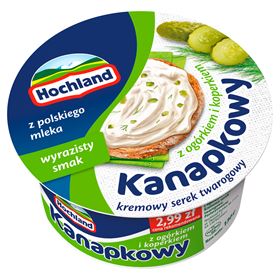 HOCHLAND SANDWICH KÄSE GURKENGESCHMACK MIT FÜLLUNG 130 G