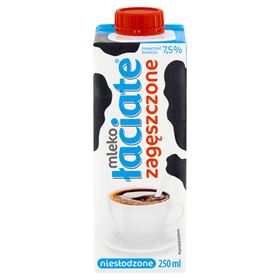 ŁACIATE UHT-MILCH KONZENTRIERT, UNGESÜSSEN 7,5 % 250 ML