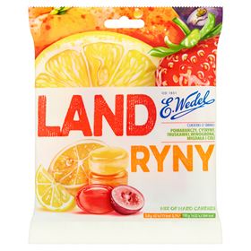 E.WEDEL ANDRYNY CANDY AROMEN ORANGE ZITRONE ERDBEERE TRAUBE MANDEL UND COLA 90 G