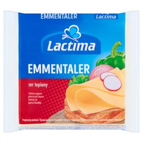 LACTIMA SCHMELZKÄSE IN SCHEIBEN EMMENTALER 130 G (8 STÜCK)