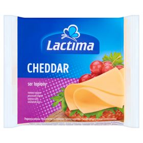 LACTIMA-VERARBEITUNGSKÄSE IN CHEDDAR-SCHEIBEN 130 G (8 STÜCK)