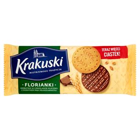 KRAKUSKI FLORIANKI Kekse in Milchschokolade mit Vollkornmehl 171 g