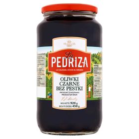 LA PEDRIZA SCHWARZE OLIVEN OHNE KERN 920 G 6 STÜCK