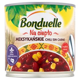 MEXIKANISCHES HEISSES BONDUELLE CHILI SIN CARNE 430 G